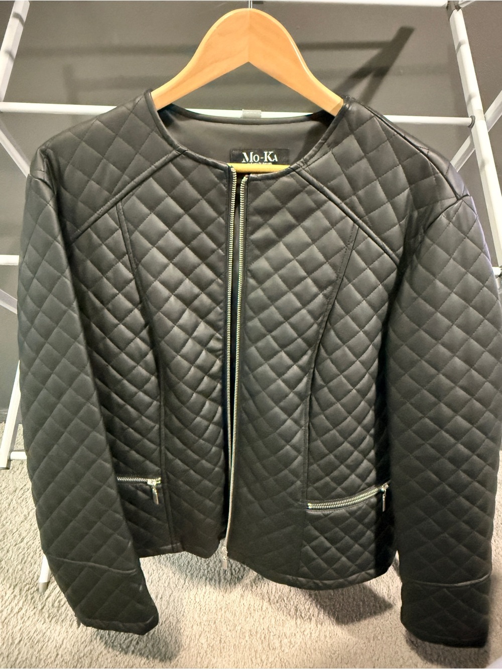 Mo-Ka Moe Faux Leather Jacket